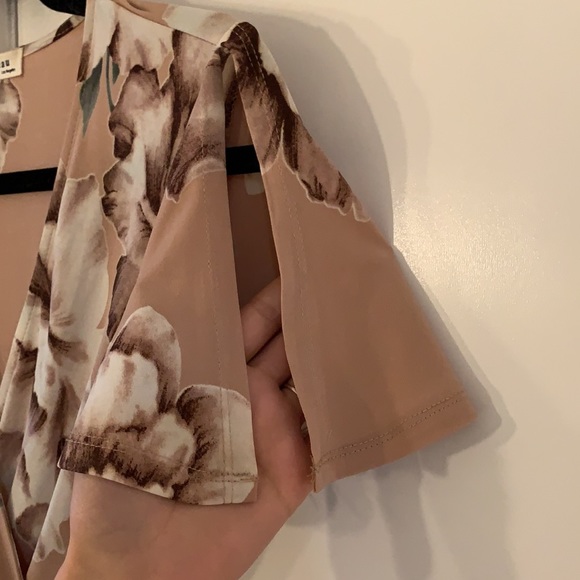 Dusty Pink Floral Shirt - Picture 2 of 4